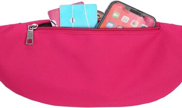 Сумка на пояс для жінок та чоловіків. Ідеальна для туризму, фітнесу, їзди на велосипеді, активного відпочинку та подорожей. Сумка-шоппер, гаманець, пакунок (D1-rose, червоний)