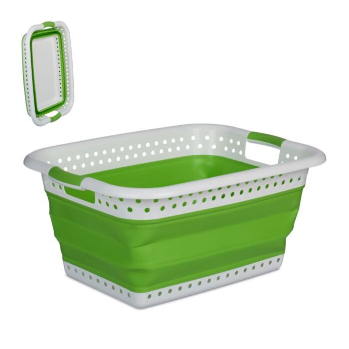 Relaxdays Foldable Laundry Basket, 36 Liter