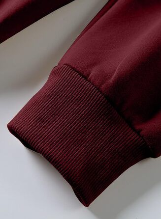 Чоловіча тепла зимова толстовка-худі JMIERR з капюшоном та кишенями, бавовняний свитшот на шнурку, червоний, розмір M