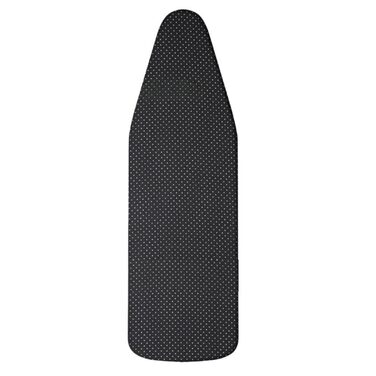 Чохол для прасувальної дошки Yizunnu, 140 x 50 см, товсте ущільнення, шнурок для фіксації, регульована застібка, простий крій та стійкий до подряпин принт (чорні крапки)