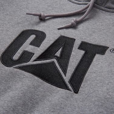 Чоловічий худі Caterpillar Trademark з капюшоном, темно-сірий (Dark Heather Grey), розмір XL