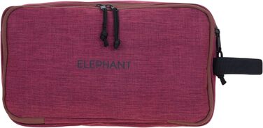 Туалетна сумка-органайзер для подорожей Elephant: велика, для жінок та чоловіків, червона, бордово-коричнева