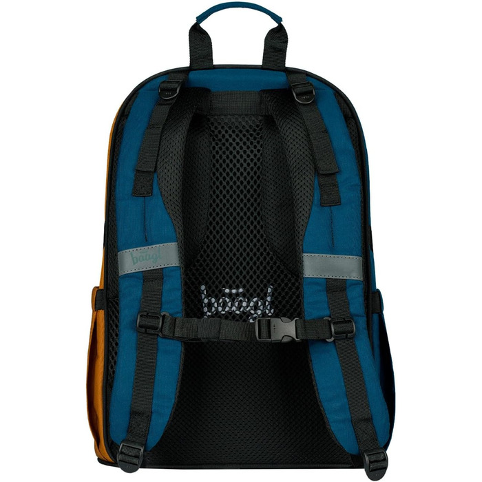Шкільний рюкзак Baagl для хлопчиків та дівчаток - рюкзак на скейтборді з відділенням для ноутбука та нагрудним ременем (Duo)