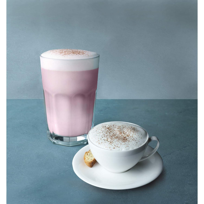 Aerolatte: бездротовий спінювач молока з чохлом для зберігання, на батарейках, дизайн Union Jack