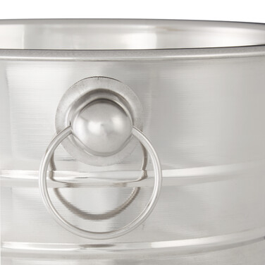 Relaxdays Stainless Steel Champagne Cooler with Handles