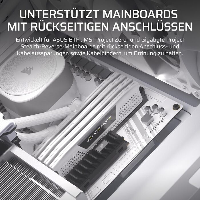 Корпус ПК CORSAIR 4000D Mid-Tower ATX з високим повітряним потоком та InfiniRail™