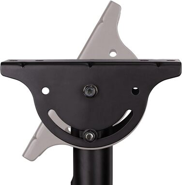 Hama TV Ceiling Mount - Adjustable, Tilting, Swivel, Foldable - Fits TVs 19-65 Inch - Black (Single)