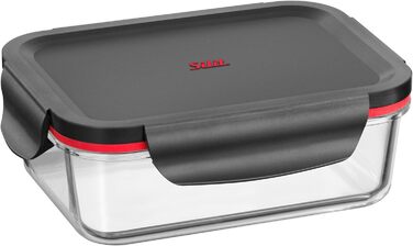 Silit Storio Контейнер для зберігання з кришкою, 18 x 13 см - скло, герметичний, для миття в посудомийній машині, для мікрохвильової печі та духовки