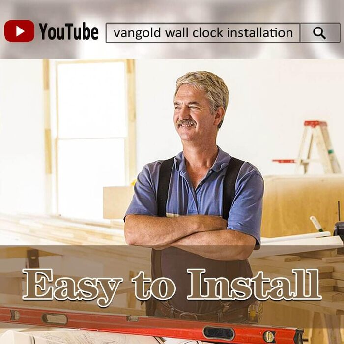 Сучасний безшумний 3D настінний годинник Vangold, срібний, DIY, наклейка для дому та офісу, подарунок