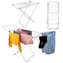 Сушарка для білизни KADAX з крилами, 18/23м, сталь з порошковим покриттям, складна, біла (2 крила)