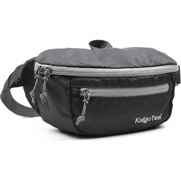 Легка туристична поясна сумка на 2.5L, водонепроникна, для жінок та чоловіків (різдвяна колекція) (01 Чорний)