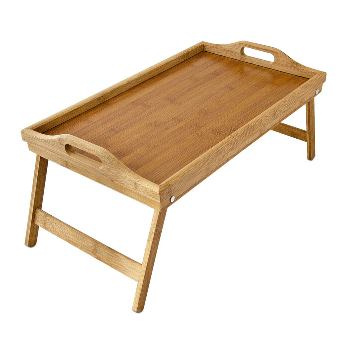 Relaxdays Bamboo Bed Table
