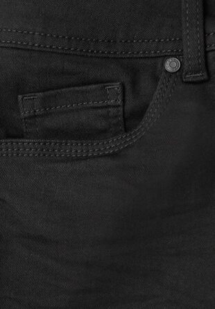 Джинси жіночі Street One Bootcut 3716435, чорні, розмір 25W/28L, з ефектом потертості