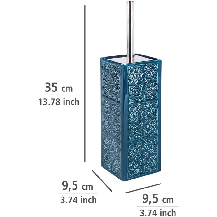 Набір WC Cordoba білий кераміка (блакитний)