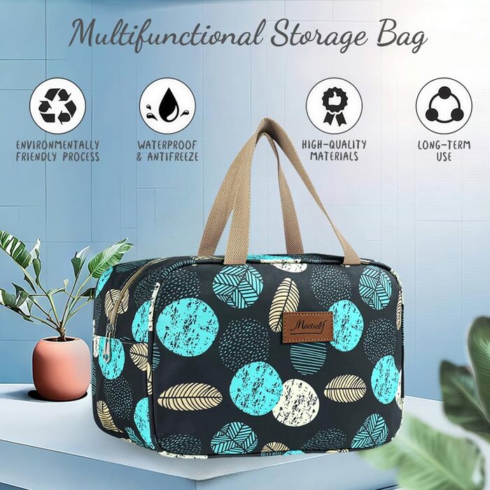 Чоловіча/Жіноча велика косметичка для подорожей, органайзер для косметики та аксесуарів, велика валізка з ручкою #9