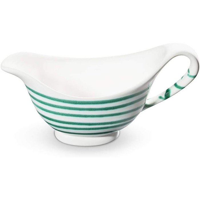 GMUNDNER CERAMICS Saucepan Capacity: 0.2 Liters Green-flamed tableware, handmade in Austria