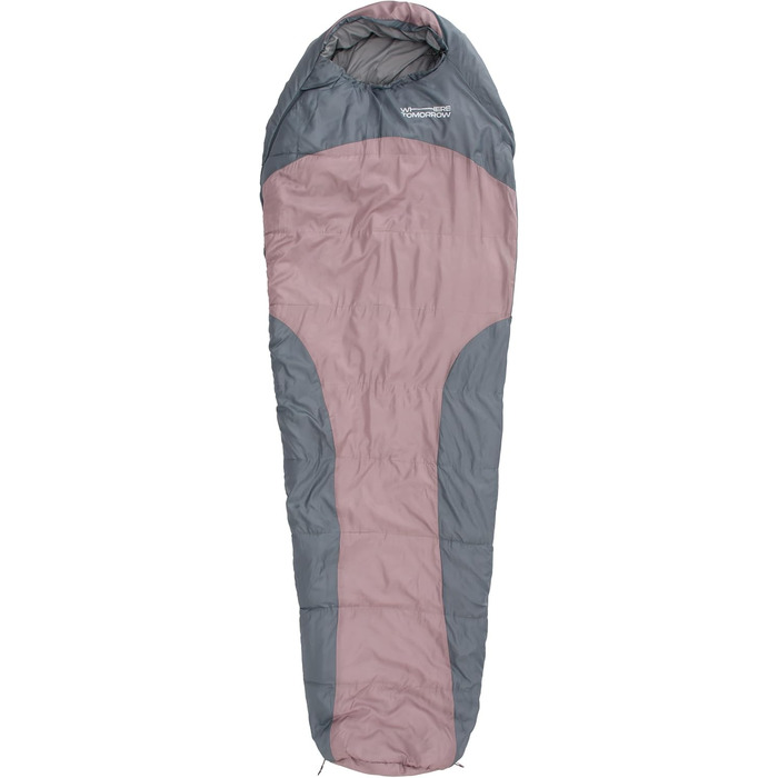 Сплячий мішок Tomorrow Mumienschlafsack Рожевий / Сірий, 230x80 см