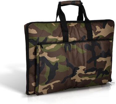 Bingfu Travel Bag for Starlink Gen3 Satellite Internet Kit – Double Pocket Design for Antenna, Ethernet Cable, Router, Power Supply – Ideal for RV Camping and Outdoor Use, Camouflage Pattern