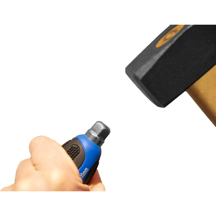 Набір ударних викруток BRILLIANT TOOLS BT034012, 12 шт, з ковпачком для ударів [KS TOOLS]