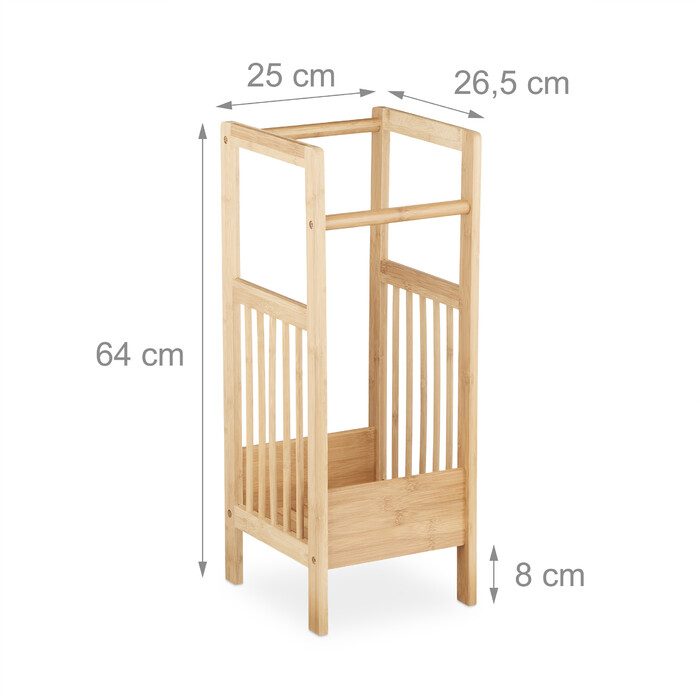 Relaxdays Bamboo Umbrella Stand