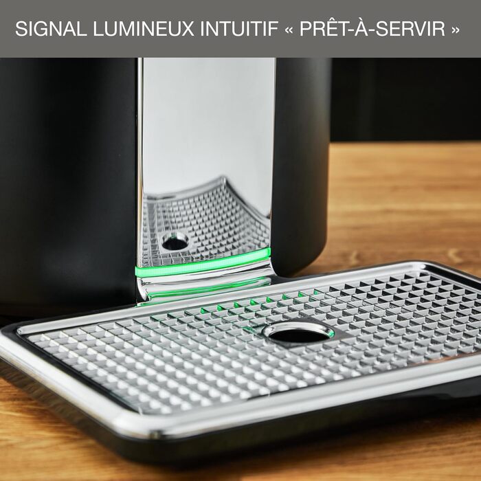 Крупс Beertender: пивоварна машина, 5 л, Heineken, контроль температури, компактна чорна VB450E10