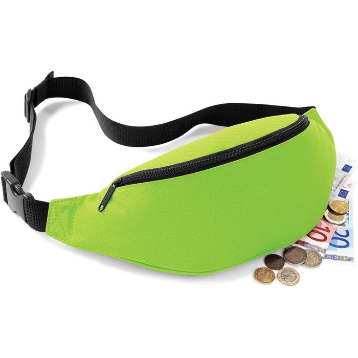 BagBase BG042 поясна сумка, універсальний розмір, лайм