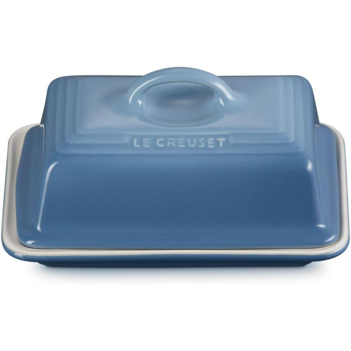 Le Creuset Stoneware Butter Dish, 900 g, 17 x 12.5 x 9 cm, Chambray, 70837174340000