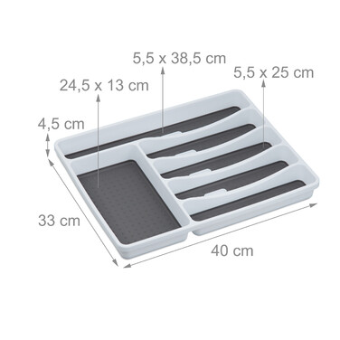 Relaxdays Cutlery Box for Drawers