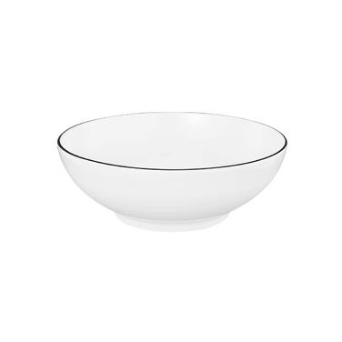 Seltmann Weiden Lido Black Line Dessert Bowl Round, Black