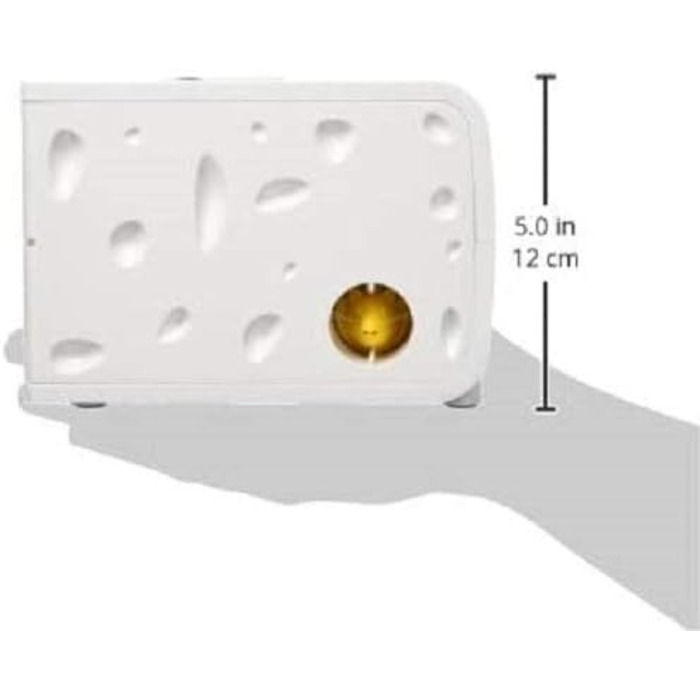 PetSafe Cheese Cat Toy, Interactive Enrichment Toy with Timer, ‎3 AA Batteries Required