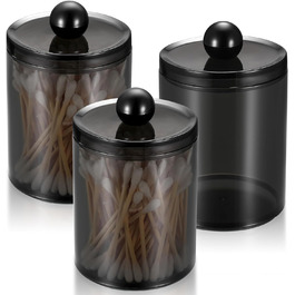 Контейнер для ватних паличок та дисків, органайзер для косметики з нержавіючою сталлю