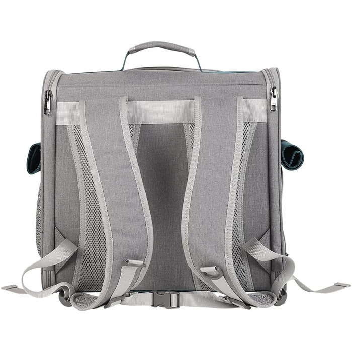 Транспортна сумка для домашніх тварин: котів та собак до 10 кг, рюкзак, дихаюча, складана, блакитна, для подорожей, схвалена авіакомпаніями