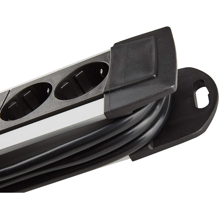 Бренненштуль Premium-Alu Line Розподільний блок 10 розеток з алюмінію (з вимикачем та 3м кабелем, Made in Germany)