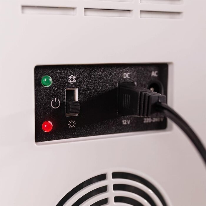 Міні-холодильник Cecotec Bolero MiniCooling Bahamas Black 12V/220V - 10 л, для авто та кемпінгу, з функцією охолодження та нагріву