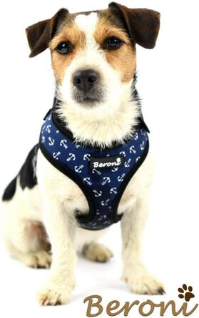 Шлейка для собак Softgeschirr, морська тематика, регульована, розмір L (37-42см, 47-63см)