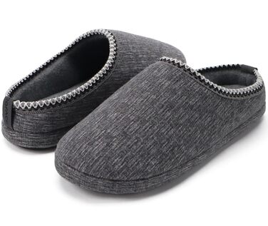 Чоловічі пантолетки COFACE з м'якою піною Memory Foam - зручні домашні тапочки для дому та вулиці (Сірий, 45 EU)