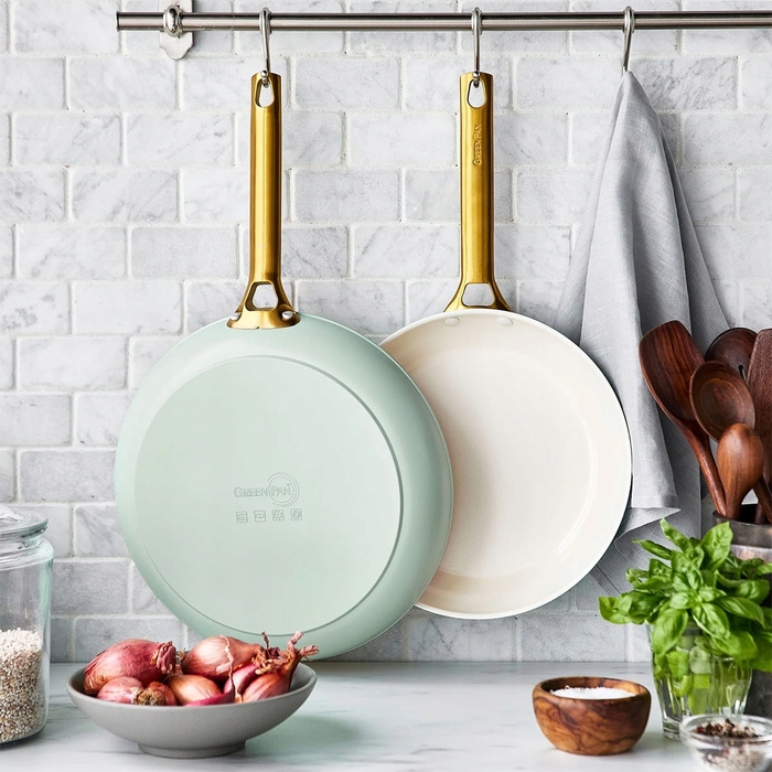 Набір сковорідок GreenPan (20 см та 26 см), антипригарне покриття, для індукційних та газових плит