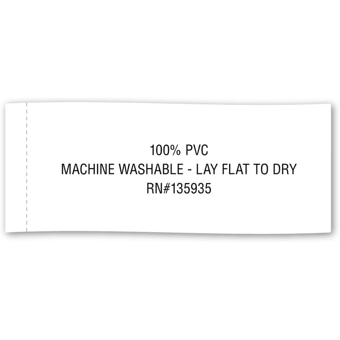 DII PVC Tablecloth Collection - Woven for Indoors and Outdoors, Polyvinyl Chloride, Nautical Blue, Round Placemat Set, 13.75