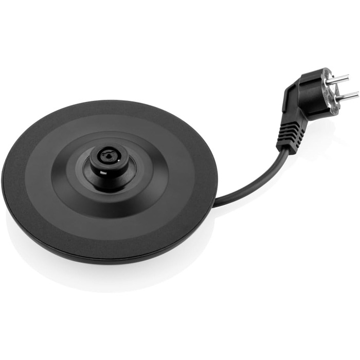 Електричний чайник ETA Storio I, 2200 Вт, 1,7 л, індикатор рівня води, автовимкнення, захист від перегріву, шнур посередині, фільтр, чорний