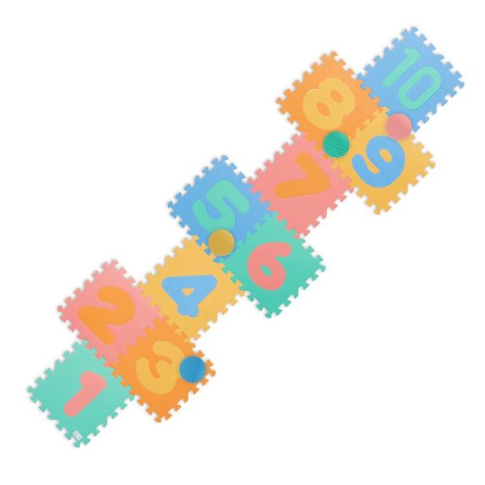 Relaxdays Puzzle Mat with Numbers