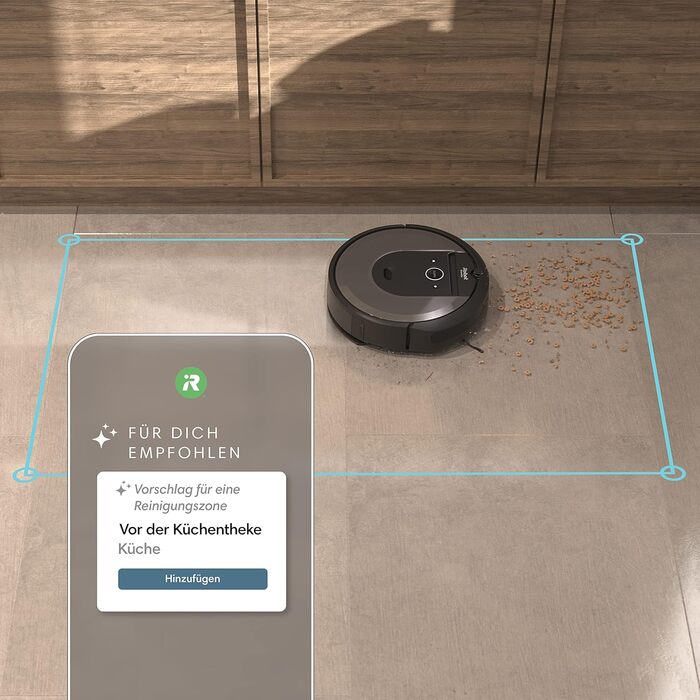 Робот-пилосос iRobot Roomba Combo i8+ з авто-дозаправкою та миттям підлоги, картографією, PrecisionVision Navigation та розпізнаванням об'єктів