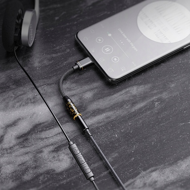 USB-C ЦАП та підсилювач для навушників FIIO x Jade Audio Jiezi A (3.5мм), Black Gold