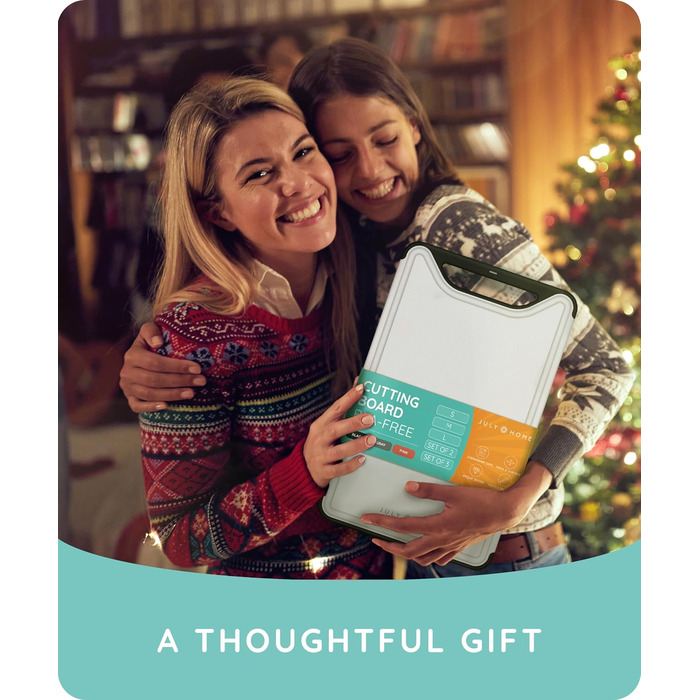 Набір з 3 дерев'яних обрізних дощок для кухні, чорного кольору, 40.6 x 25.4 см, з канавками для соку, придатні для миття в посудомийній машині