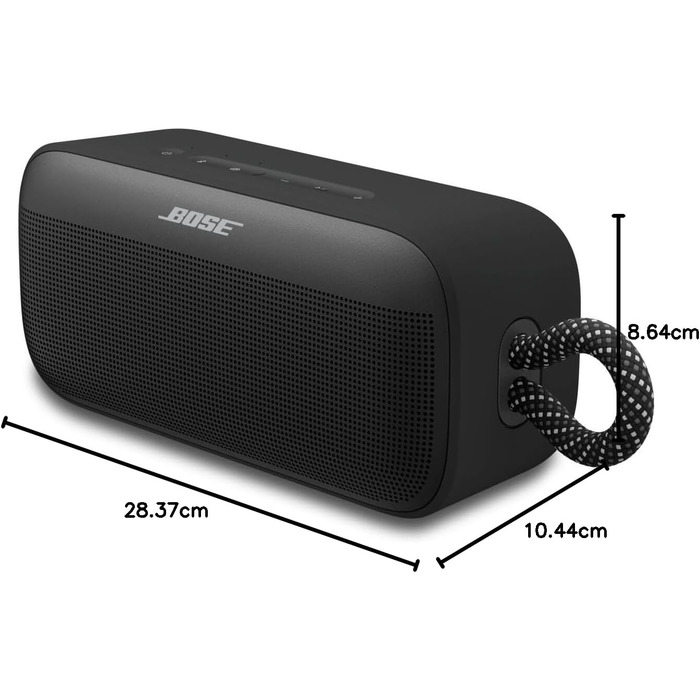 Bose SoundLink Plus: Портативна Bluetooth колонка для вулиці, чорний колір. До 20 год роботи