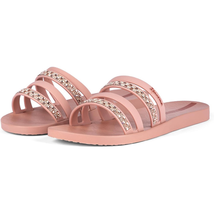 Сандалі жіночі Ipanema Chic Slide Pink Tile Brown 38 EU – Шльопанці для пляжу та басейну