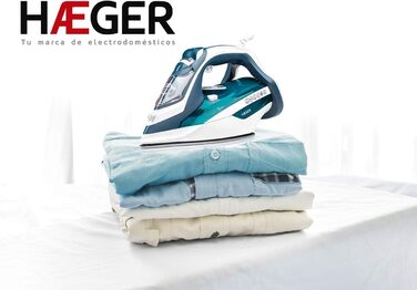 Праска HÆGER ULTRA STEAM 2800: керамічна підошва, захист від накипу та протікання, самоочищення, 2800 Вт