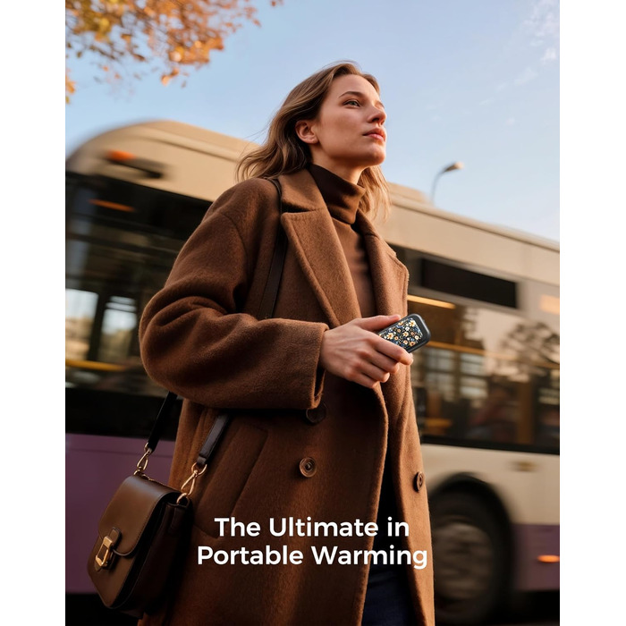 Електричні грілки для рук OCOOPA UT4 Young (Wiesenblumen), 5000mAh, 2 шт. - Компактні, Водонепроникні, Швидкий нагрів