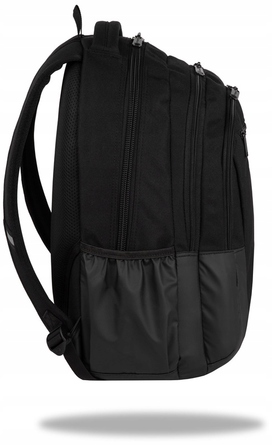 Великий місткий підлітковий шкільний рюкзак Soul Black CoolPack, чорний