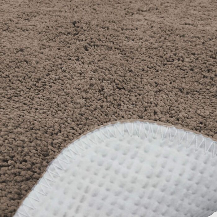 Brandsseller Bath Mat Set - 2 Piece Set: 20x32 inch & 18x20 inch - Green & Taupe