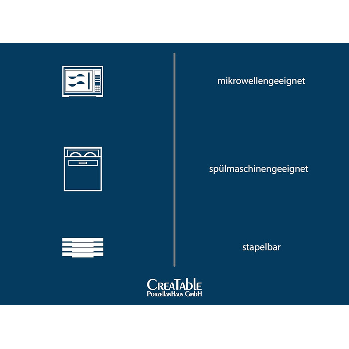 CreaTable Geschirrset HOT GREEN, 16-teilний комбінований сервіз з кераміки, для дому та ресторану